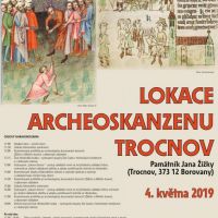 Lokace archeoskanzenu Trocnov 4. 5. 2019